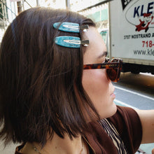 Load image into Gallery viewer, CREASELESS HAIR CLIP SET: BLUE