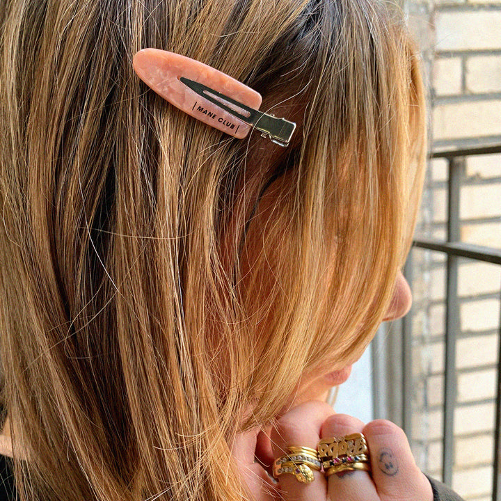 CREASELESS HAIR CLIP SET: PINK