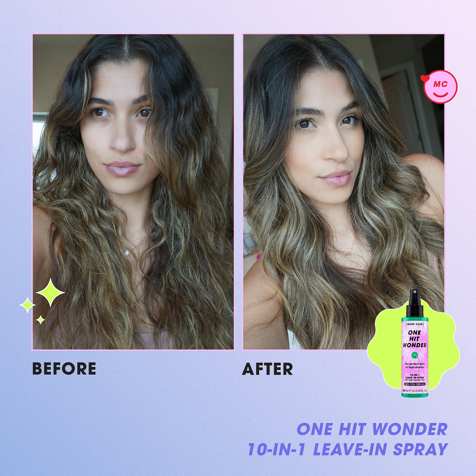 One Hit Wonder 10 in 1 Leave In Conditioner Spray Mane Club