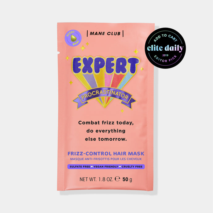 Expert Procrastinator hair mask for frizzy hair